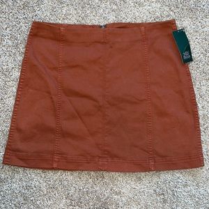 Wild Fable Rust Orange Mini Skirt